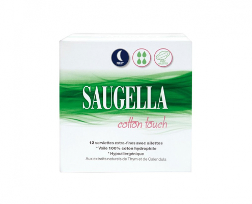 SAUGELLA Cotton touch - Serviettes maternité x10 - Parapharmacie